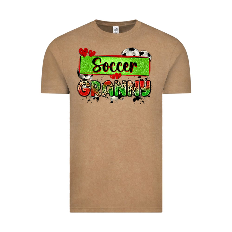 Soccer Granny With Leopard Vintage Tee by Zillion Design Studio | Teevron