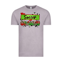 Vintage Zinc soccer granny with leopard Vintage Tee - Zillion Design Studio