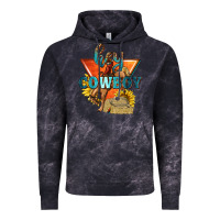 Cloud Black hey cowboy with sunflowers Vintage Hoodie - texasbilliewilder