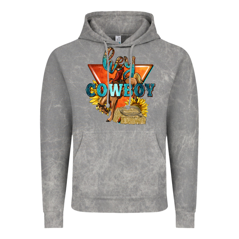 Hey Cowboy With Sunflowers Vintage Hoodie by texasbilliewilder | Teevron