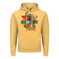 Vintage Mustard hey cowboy with sunflowers Vintage Hoodie - texasbilliewilder