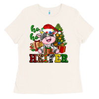 Bone ho ho heifer little cute christmas cow Ladies Tee - AdoDesignShop