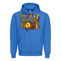 True Royal no place like home softball Zipper Hoodie - Jasminsmagicworld