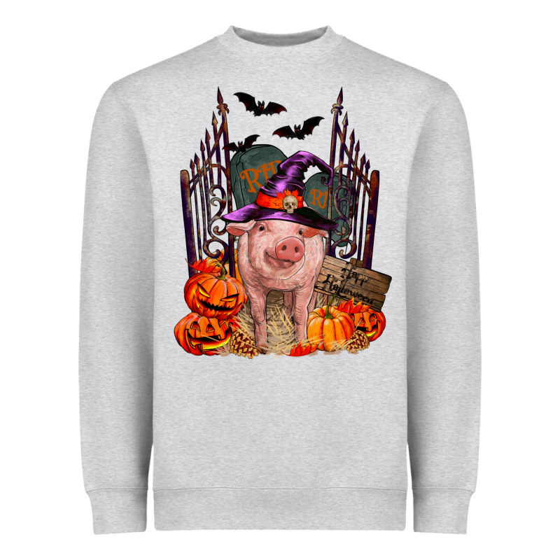 Pig Halloween Heavyweight Sweatshirt by RanaPortraitStore | Teevron