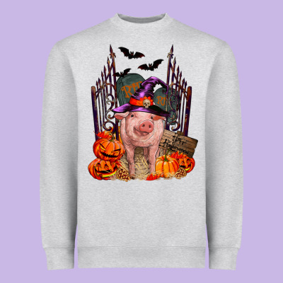 Heavyweight Sweatshirt Pig halloween