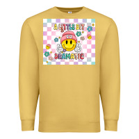 Antique Gold a little bit dramatic retro Premium Sweatshirt - MaliasSmallBusiness