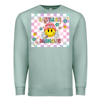 Seafoam a little bit dramatic retro Premium Sweatshirt - MaliasSmallBusiness