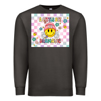 Smoke a little bit dramatic retro Premium Sweatshirt - MaliasSmallBusiness