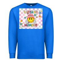 True Royal a little bit dramatic retro Premium Sweatshirt - MaliasSmallBusiness