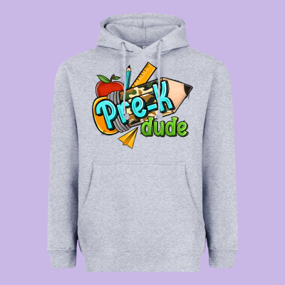 Pre K Dude Heavyweight Hoodie Designed By Jasminsmagicworld