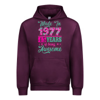 Mauve Wine made in 1977, 45 years of being awesome Urban Hoodie - Jasminsmagicworld