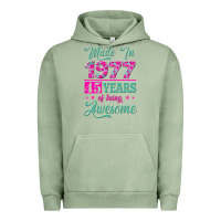 Pigment Oil Green made in 1977, 45 years of being awesome Urban Hoodie - Jasminsmagicworld