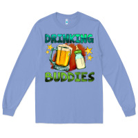 Colony Blue drinking buddies with baby bottle and beer Long Sleeve Tee - HRA Design Shop