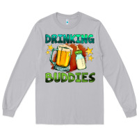 Moon Dust drinking buddies with baby bottle and beer Long Sleeve Tee - HRA Design Shop