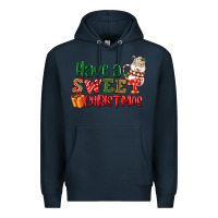 Navy Have a sweet Christmas Premium Hoodie - NancyCooperArtShop