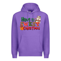 Purple Have a sweet Christmas Premium Hoodie - NancyCooperArtShop