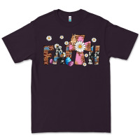 Plum faith cross Premium Tee - Artiststas