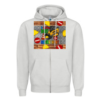 Dove Grey skidsteer tumbler Zipper Hoodie - Artiststas