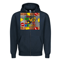 Navy skidsteer tumbler Zipper Hoodie - Artiststas