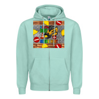 Seafoam skidsteer tumbler Zipper Hoodie - Artiststas