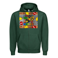 Sports Green skidsteer tumbler Zipper Hoodie - Artiststas