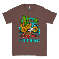 Chestnut keep on trucking with western truck Classic Tee - HRA Design Shop