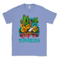 Colony Blue keep on trucking with western truck Classic Tee - HRA Design Shop