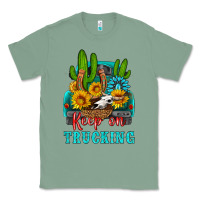 Sage keep on trucking with western truck Classic Tee - HRA Design Shop