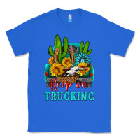 True Royal keep on trucking with western truck Classic Tee - HRA Design Shop