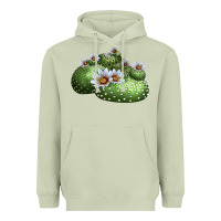 Matcha blossfeldia cactus Heavyweight Hoodie - LillyAllenDesigns