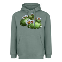 Sage blossfeldia cactus Heavyweight Hoodie - LillyAllenDesigns