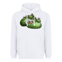 White blossfeldia cactus Heavyweight Hoodie - LillyAllenDesigns