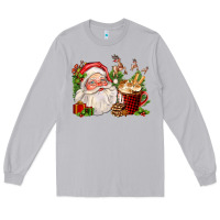 Moon Dust santa and hot cocoa cup Long Sleeve Tee - FaDigitalArtStudio