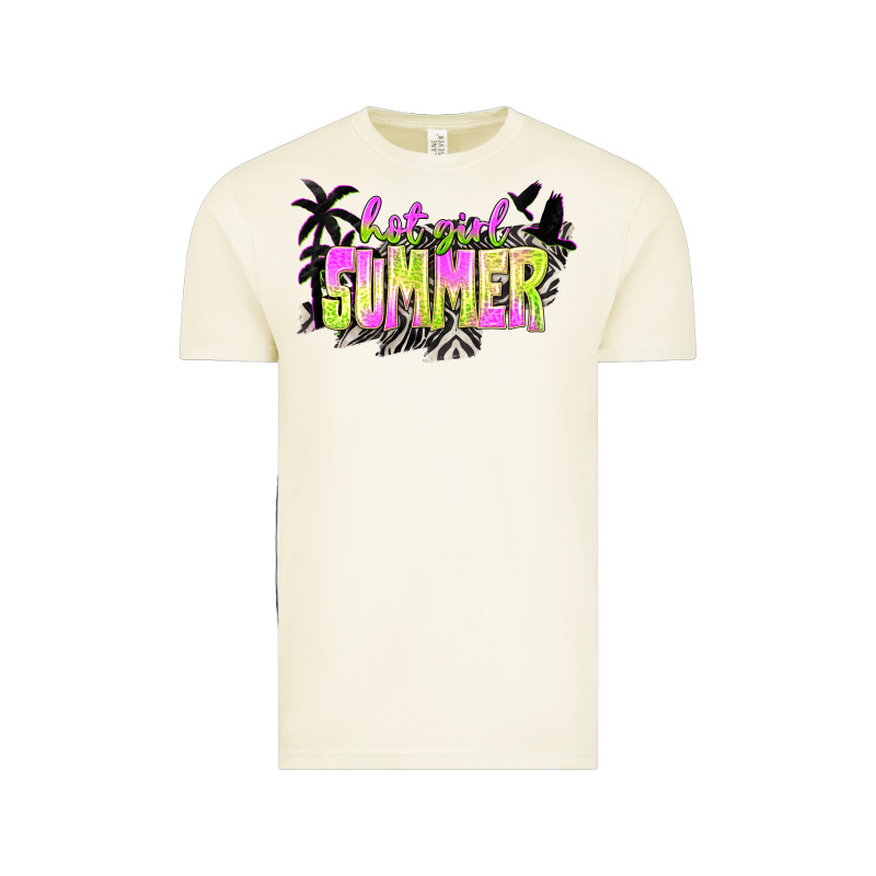 Hot Girl Summer With Palms Vintage Tee by texasbilliewilder | Teevron