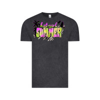 Vintage Black hot girl summer with palms Vintage Tee - texasbilliewilder