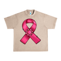 French Oak breast cancer awareness ribbon Urban Heavy Tee - RanaPortraitStore