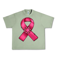 Oil Green breast cancer awareness ribbon Urban Heavy Tee - RanaPortraitStore