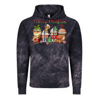 Cloud Black merry christmas gingerbread coffee cups Vintage Hoodie - Zillion Design Studio