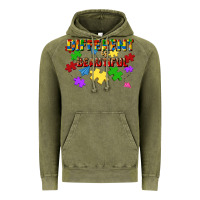 Vintage Olive different is beautiful Vintage Hoodie - JahusDesignShop