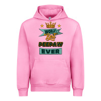 Fuchsia Pink world's best peepaw ever Urban Hoodie - Jasminsmagicworld