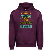 Mauve Wine world's best peepaw ever Urban Hoodie - Jasminsmagicworld