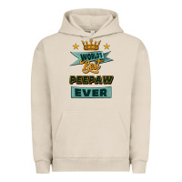 Pigment French Oak world's best peepaw ever Urban Hoodie - Jasminsmagicworld