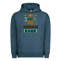 Pigment Midnight Navy world's best peepaw ever Urban Hoodie - Jasminsmagicworld