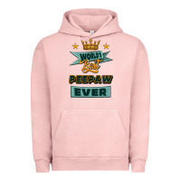 Pigment Salmon world's best peepaw ever Urban Hoodie - Jasminsmagicworld