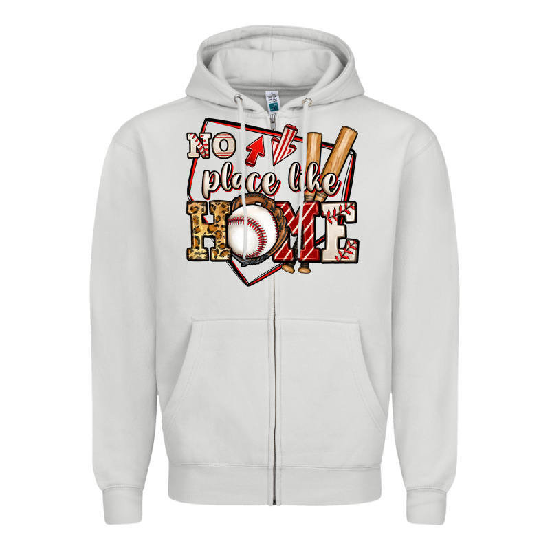No Place Like Home Baseball Zipper Hoodie by Jasminsmagicworld | Teevron