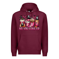 Burgundy No you hang up coffee cups Premium Hoodie - MaliasSmallBusiness