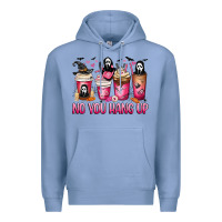 Colony Blue No you hang up coffee cups Premium Hoodie - MaliasSmallBusiness