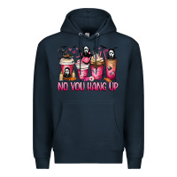Navy No you hang up coffee cups Premium Hoodie - MaliasSmallBusiness