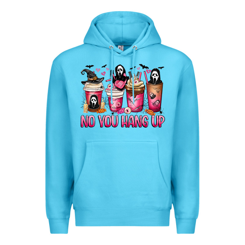 No You Hang Up Coffee Cups Premium Hoodie by MaliasSmallBusiness | Teevron