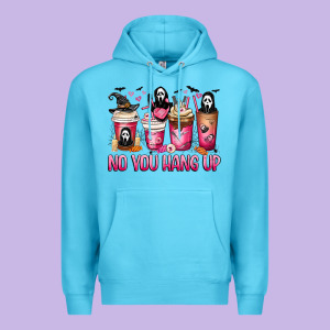 No You Hang Up Coffee Cups Premium Hoodie Designed By Maliassmallbusiness